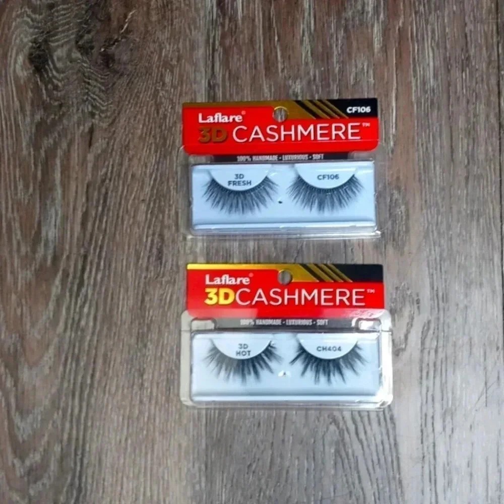 100% Human Hair Lashes 2 pair CF106 & CH404